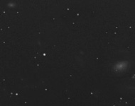 virgo cluster of galaxies under countryside skies