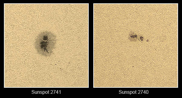 A zoom on mercury transit and a sunspot group