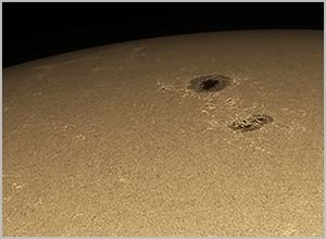 spotty sun - 22/3/2014