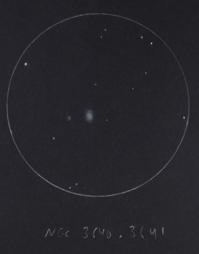 ngc 3640, 3641 galaxies - original